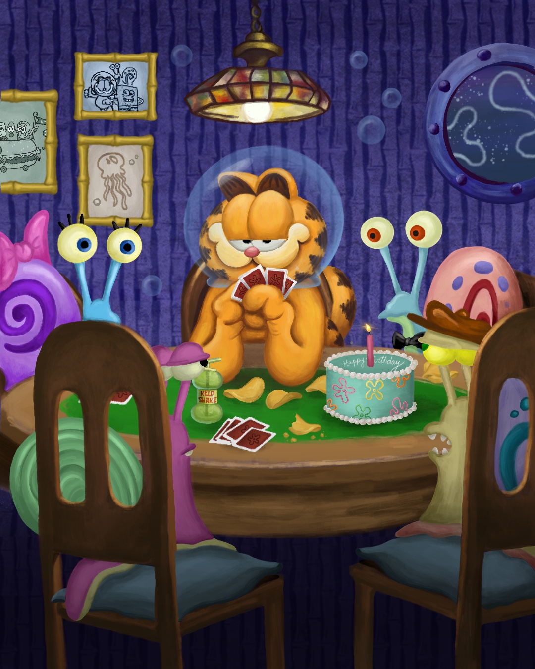 SB Birthday Garfield Collab