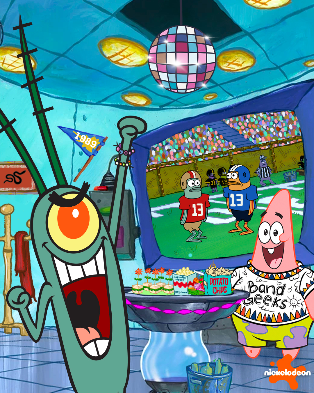 SpongeBob Football Fans