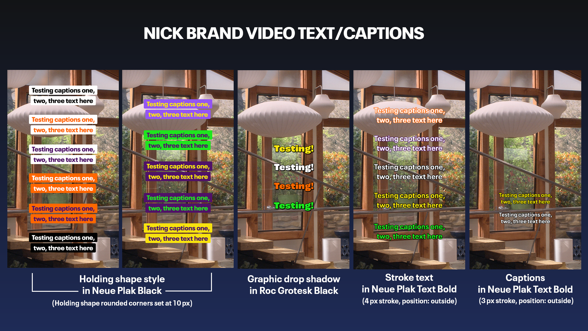 Nick style guide application 1