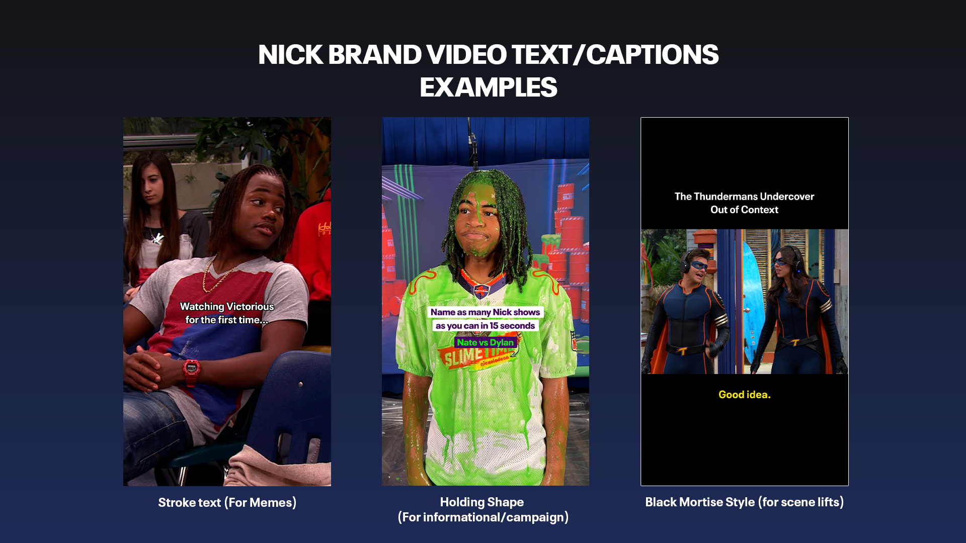 Nick style guide application 3